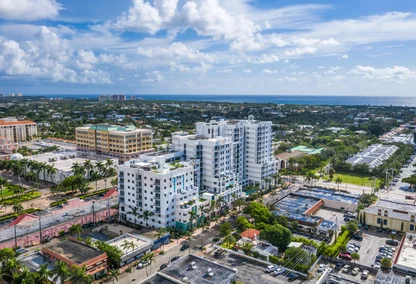 Tower 155 Condos in Boca Raton FL - Aerial