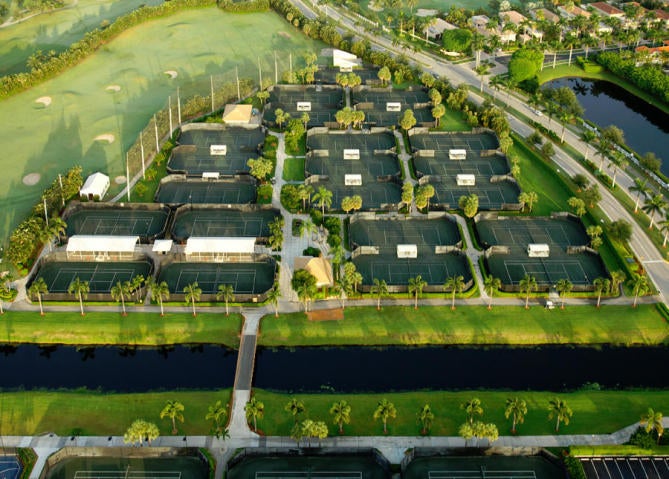 Polo Club Boca Raton tennis courts