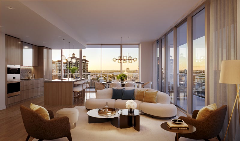 Mr. C Residences in West Palm Beach - Living Room