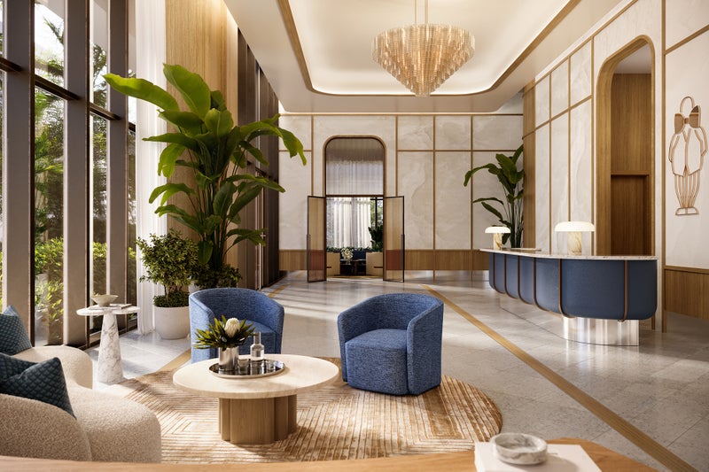 Mr. C Residences in West Palm Beach - Interior lobby