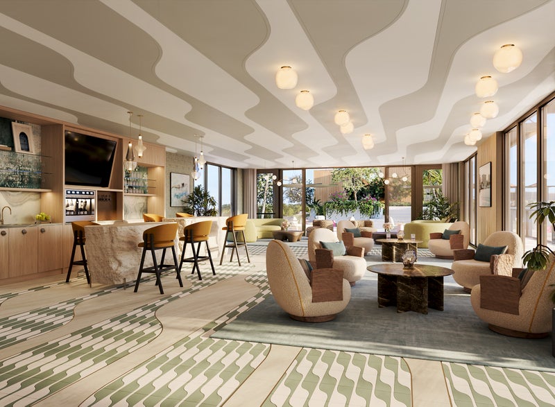 Nora House Condos in West Palm Beach - Interior rendering
