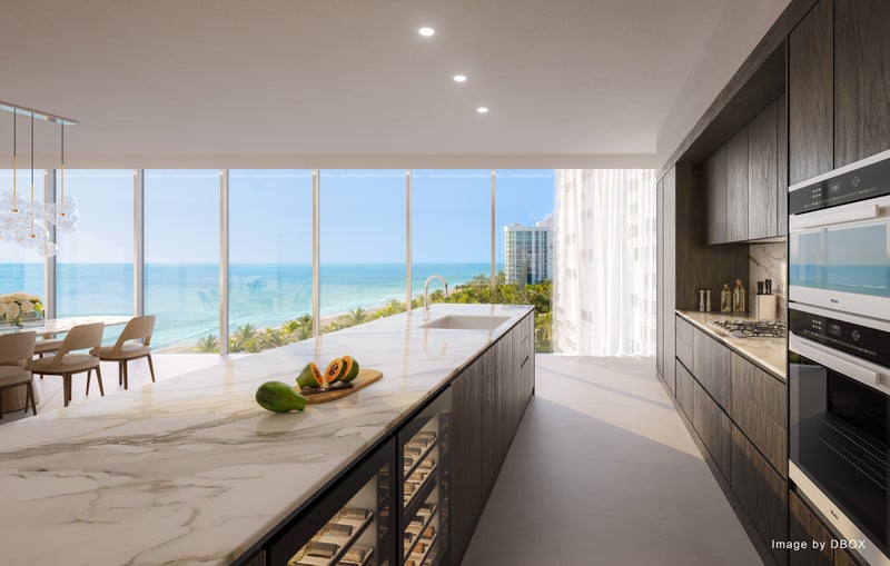 Interior rendering of The Ritz Carlton Residences in Pompano Beach, FL