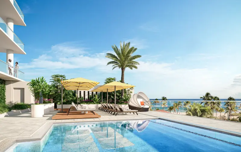 salato residences pompano beach pool deck