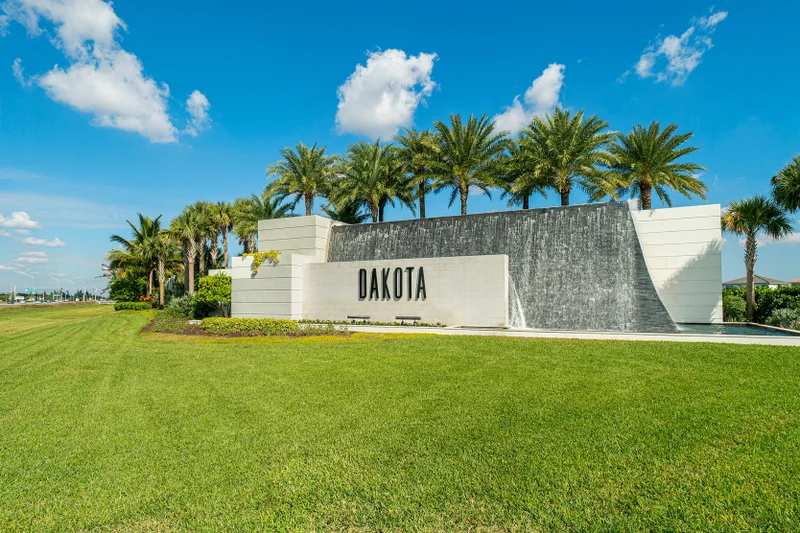 Dakota Delray Beach Entrance Sign