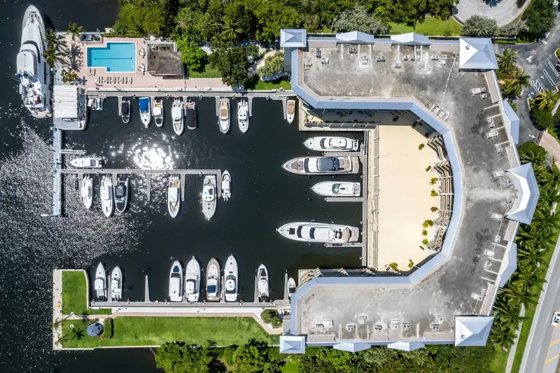 Delray Harbor Club boat marina - Delray Beach, FL