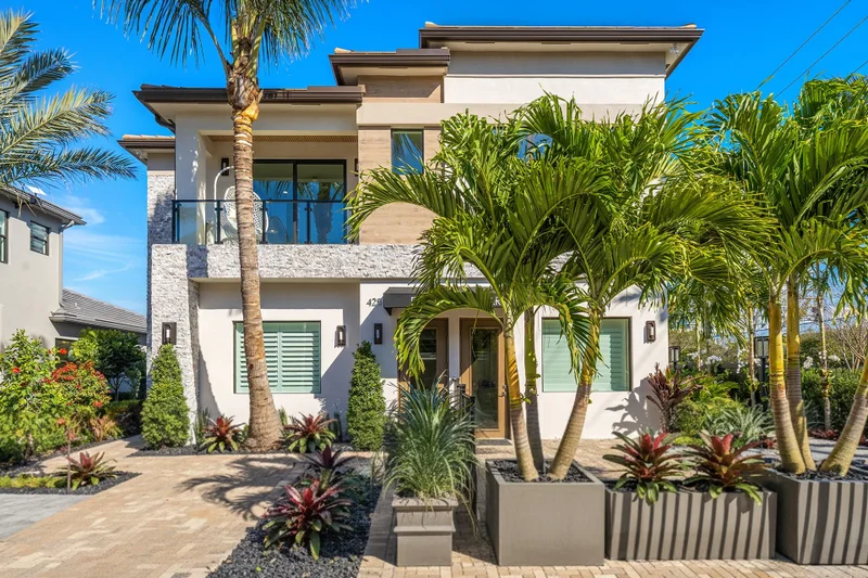 estates at nomar model home exterior in west palm beach