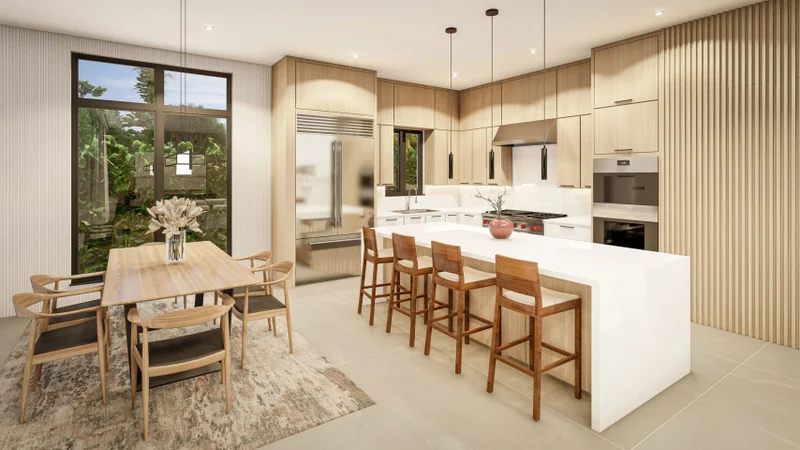 the estates at morikami in delray beach - interior kitchen