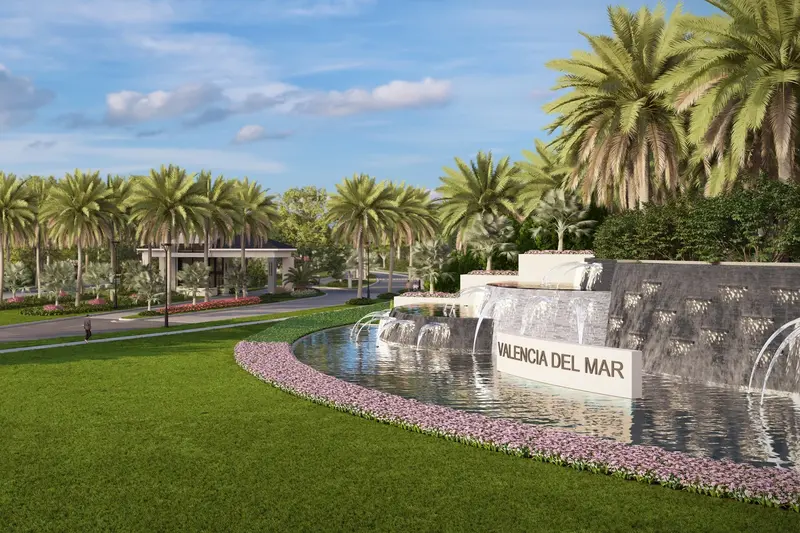Valencia Del Mar in Boynton Beach, Florida - Entrance rendering