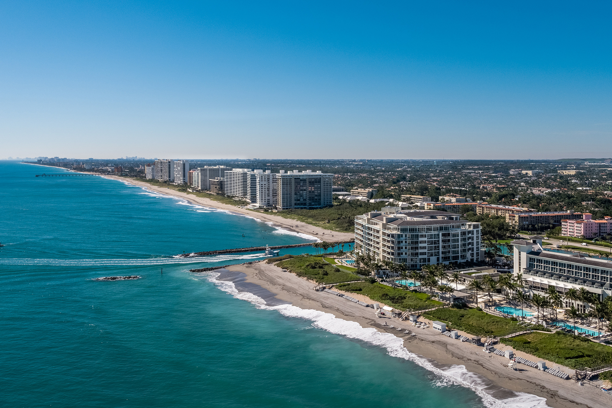 Ocean Towers Condos Boca Raton Aerials